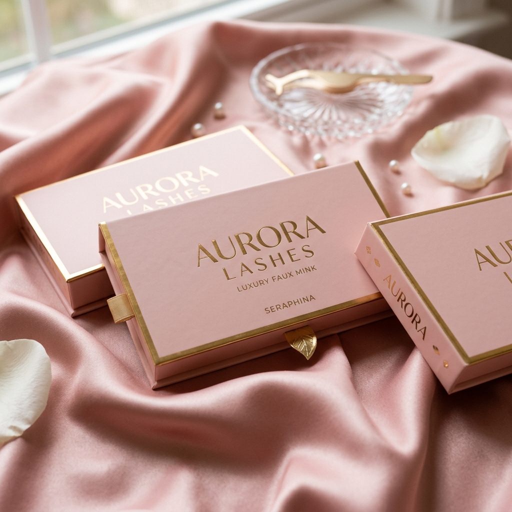 Luxury lash packaging